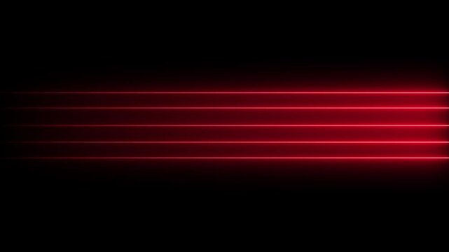 Glowing Rainbow Neon Lines: Abstract Motion Dynamic Neon Lights: Futuristic Vibes Colorful Neon Motion in Abstract Style red color animation 