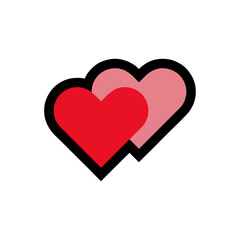 Two Hearts Icon
