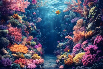 Tropical coral reef