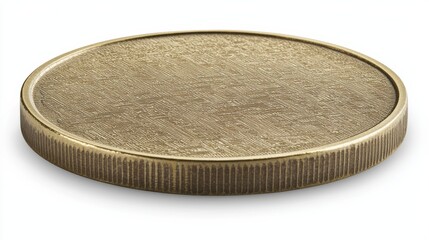 Exploring the unique design of a vintage gold coin studio environment photography concept