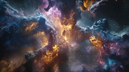 Obraz premium abstract space background with stars