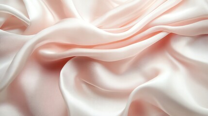 Fototapeta premium A soft, pink, silky fabric with a smooth, luxurious texture.