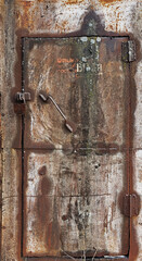 Texture of door leaf, gate