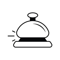 Hotel Bell vector icon
