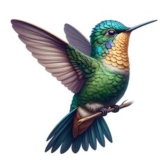 Obraz premium hummingbird on a branch