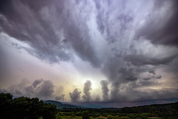 niebo w czasie burzy © Izabela&Grzegorz