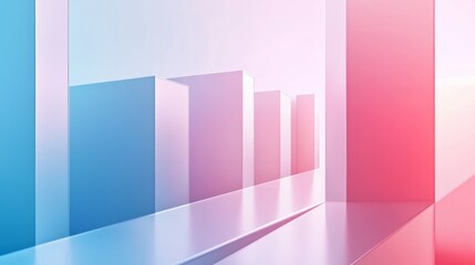 Obraz premium background with abstract holographic shapes