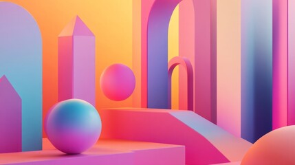 Fototapeta premium abstract background with holographic colours