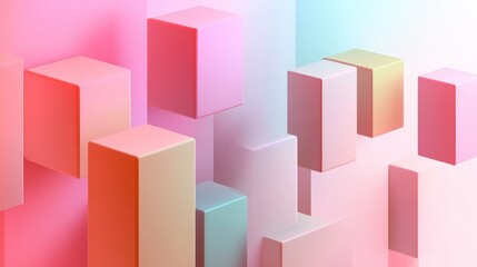 empty minimalistic pedestal podium stage with soft colours