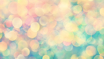 Obraz premium Dreamy pastel bokeh background, perfect for websites, presentations, or social media. Soft, light and airy feel.