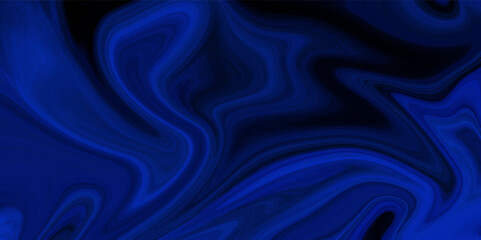 Fototapeta premium blue liquid marble background. Abstract dark blue liquid marble texture background vector. Wallpaper design abstract background. Elegant wavy background. Liquify Abstract Pattern with Black .