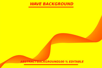 Yellow Wave Background