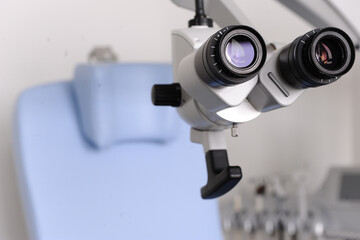 microscope of a dentist, dental equipment