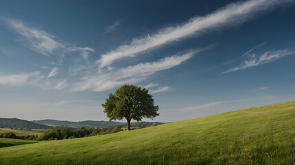 landscape with trees