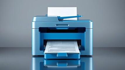 Isolated School Printer - Vivid Document Printing