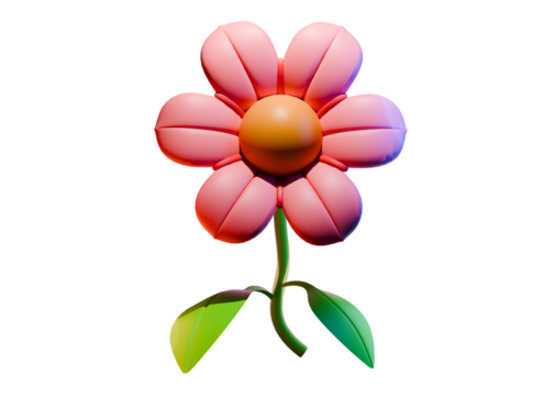 It's up to you to use 3D flower illustrations for whatever you want