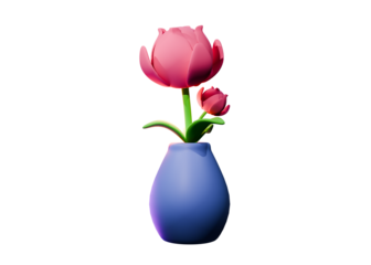 It's up to you to use 3D flower illustrations for whatever you want