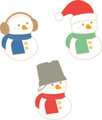 snowman and christmas