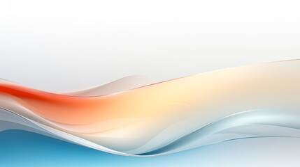 Obraz premium Clean abstract background with soft fading colors, space on the right for text, Ambient Light,generative ai illustration 