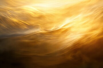 Fototapeta premium Abstract Golden Swirls of Light and Dark