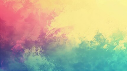 Obraz premium Abstract Pastel Color Blend Watercolor Painting