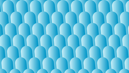 Obraz premium Seamless pattern with blue balls