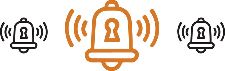  Keyhole, Medical Cross, Exclamation, and Button