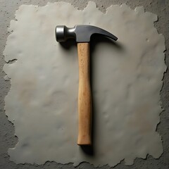 Urban Elegance: A Minimalistic Top View Hammer Background