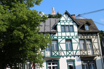 Half-timbered houses - Rheinsteig - Braubach - Hesse - Germany