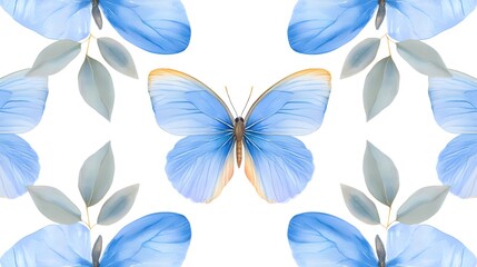 Obraz premium A flowery background with white flowers and red flowers