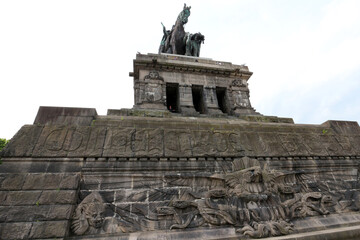 Deutsches Eck - Moselle and Rhine confluent - Koblenz - Hesse - Germany
