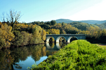 bridge over the river
