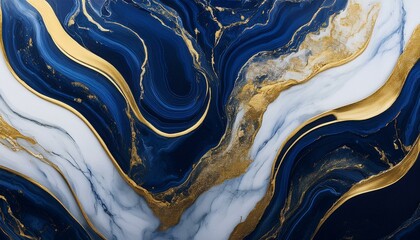 エレガントな青と金のマーブルデザインElegant blue and gold marble design