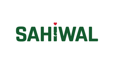 I Love Sahiwal, Typographic Design of I Love Sahiwal with a flag of PAKISTAN on a white background, Sahiwal city of PAKISTAN with heart, Sahiwal, I love Pakistan