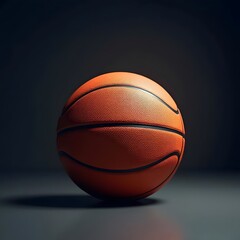 Obraz premium Basketball Studio: Moody Shadows and Vibrant Colors