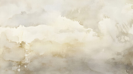 Obraz premium Plain watercolor background of large washes in neutral colors for graphic design or wallpaper.