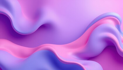 Obraz premium Abstract Pink and Purple Fluid Wave Design