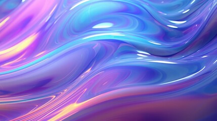 Naklejka premium Abstract Swirling Pastel Colors Liquid Design