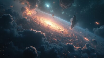 Quantum Communication Network Concept