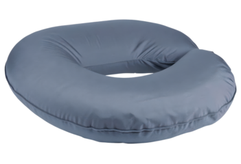 Blue Cushion isolated with transparent background