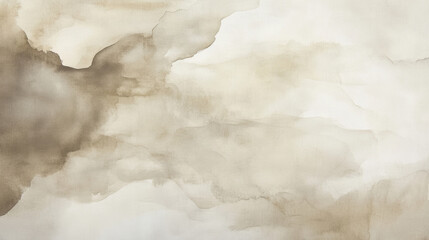 Plain watercolor background of large washes in neutral colors for graphic design or wallpaper.