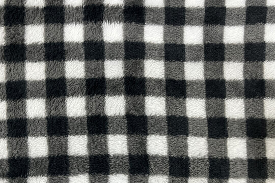 Checked Fabric Texture Background
