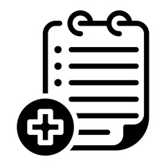 medical glyph icon