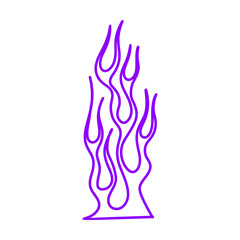 illustration of a burning flame