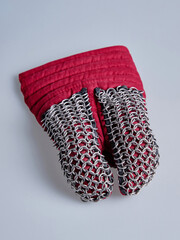 Chainmail armour gloves for historical knight fight