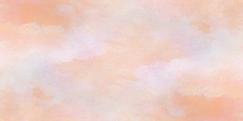 A dreamy watercolor effects in pale pink, light blue, and mint pastel background, soft peach watercolor wash featuring vintage texture, creating a backdrop for a variety of creative projects.