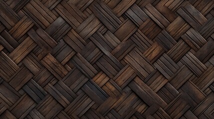Sophisticated dark wood herringbone pattern texture, ideal for luxury interiors or design backgrounds