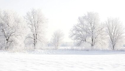 Obraz premium Winter Wonderland: Snowy Hills in High-Resolution, Ultra-Realistic Photography on a Pristine White Background