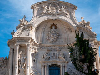 Catedral de estilo Barroco en la ciudad de Murcia