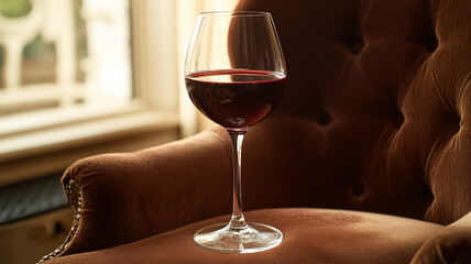 glass of red wine